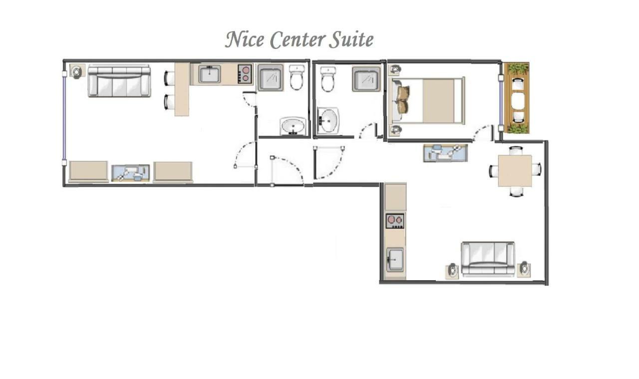 Nice Centre Flat - Modern, Quiet And Brand New Exterior foto